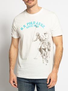 U.S. Polo Assn T-Shirt T-Shirt Kurzarmshirt Since 1890 mit Rundhals und