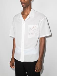 Bethany Williams Overhemd met borduurwerk - Wit