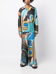Bethany Williams Overhemd met abstracte print - Veelkleurig