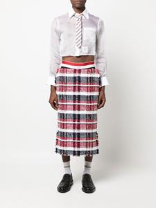Thom Browne Cropped overhemd - Wit