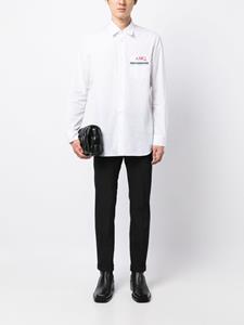 Alexander McQueen Overhemd met geborduurd monogram - Wit