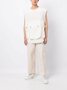 Nicolas Andreas Taralis Overhemd met opgestikte zak - Wit