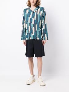 CLOT Overhemd met geometrische print - Blauw