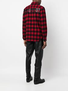 Dsquared2 Geruit shirtjack - Zwart