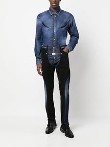 Dsquared2 long-sleeved denim shirt - Blauw