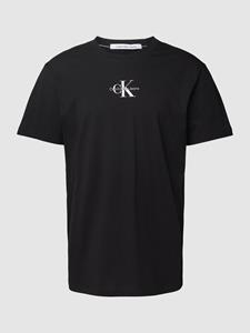 Calvin Klein Jeans Regular fit T-shirt met labeldetail