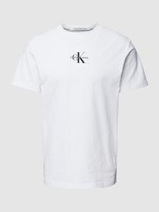 Calvin Klein Jeans Regular fit T-shirt met labeldetail