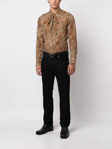 Dsquared2 Overhemd met luipaardprint - Beige