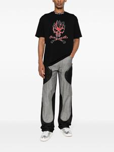 Vision Of Super Ghost Rider-print cotton T-shirt - Zwart