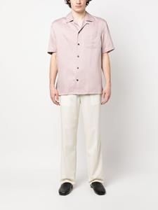 Brioni Overhemd met korte mouwen - Roze