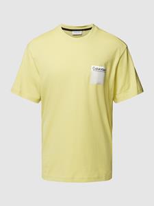 CK Calvin Klein T-shirt met labelprint, model 'ELEMENTA'