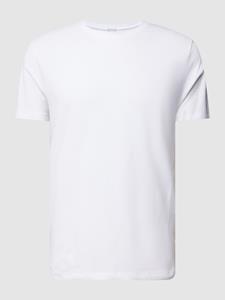 Mey T-shirt met geribde ronde hals, model 'RELAX'