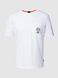 Boss Orange T-shirt met motiefprint, model 'TeeVibes'