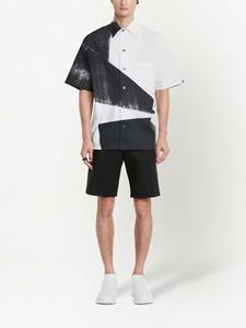 Alexander McQueen Overhemd met grafische print - Zwart