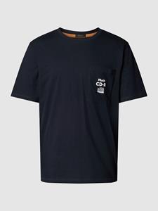 Boss Orange T-shirt met motiefprint, model 'TeeVibes'