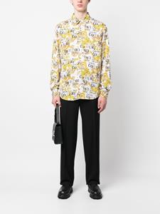 Versace Overhemd met barokprint - Wit