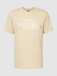 The North Face T-shirt met labelprint, model 'Woodcut Dome'