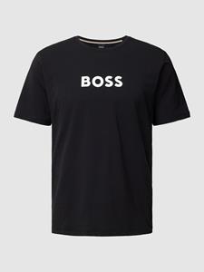 Boss T-shirt met labelprint