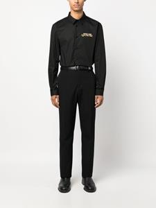 Versace Overhemd met logoprint - Zwart