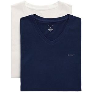 Gant T-shirt V-NECK T-SHIRT 2-PACK (2-delig)