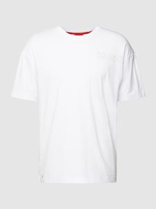 HUGO T-shirt met labelprint, model 'Unite'