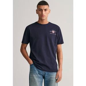 Gant T-Shirt "REG ARCHIVE SHIELD EMB SS T-SHIRT", von dem Archiv aus den 1980er-Jahren inspiriert