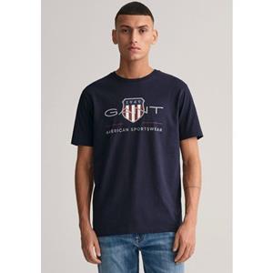 Gant T-Shirt "REG ARCHIVE SHIELD SS T-SHIRT", mit Logodruck auf der Brust