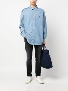 Tommy Jeans Oversized overhemd - Blauw