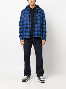 Off-White Geruit overhemd - Blauw