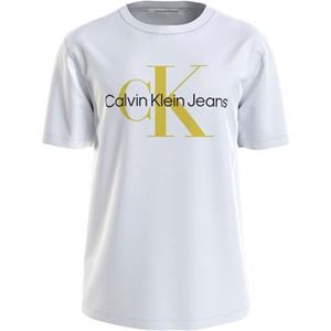 Calvin Klein T-shirt SEASONAL MONOLOGO TEE met grote logoprint