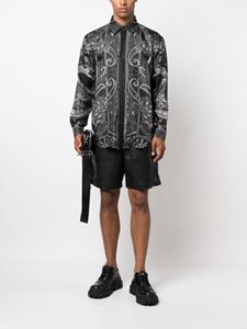 Philipp Plein Overhemd met paisley-print - Zwart