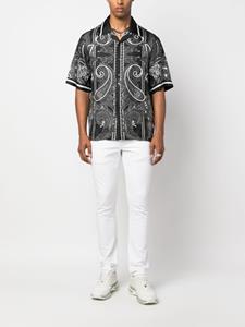 Philipp Plein Overhemd met paisley-print - Zwart