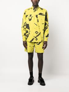 Moschino Overhemd met print - Geel