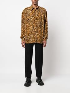 Moschino Overhemd met luipaardprint - Beige