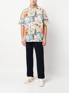 Moschino Overhemd met grafische print - Grijs