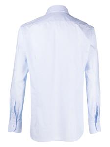 Tagliatore Geruit overhemd - Blauw