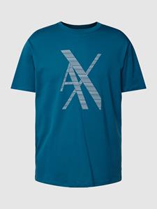 Armani Exchange Regular fit T-shirt met labelprint