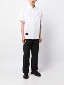 Izzue Overhemd met contrasterende afwerking - Wit