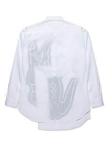 Comme Des Garçons Shirt Overhemd met geborduurd logo - Wit