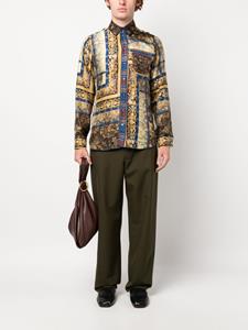 Pierre-Louis Mascia Overhemd met paisley-print - Bruin