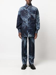 Feng Chen Wang Denim overhemd - Blauw