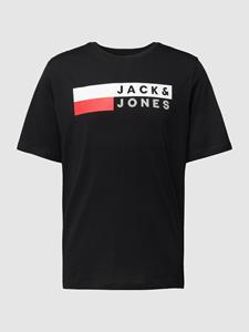 Jack & jones T-shirt van katoen, model 'Corp'