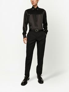 Dolce & Gabbana Zijden overhemd - Zwart