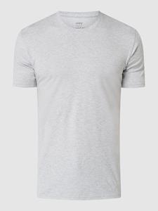 Mey Slim fit T-shirt met siernaden - vochtregulerend