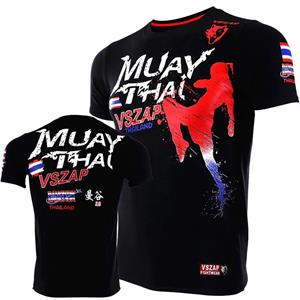 ETST 03 Heren Muay Thai T Shirt Sport Running T Shirt Heren Gym Fitness Mma Training Shirts Dry Fit Sportkleding Boksen Sneldrogend - T-shirts