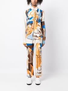 Bethany Williams Overhemd met print - Beige