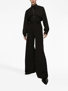 Dolce & Gabbana Overhemd met puntkraag - Zwart
