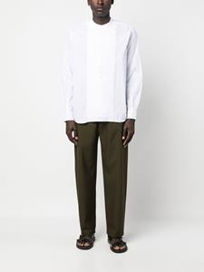 ASPESI Overhemd met gesmockt detail - Wit