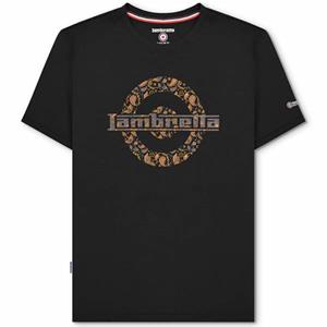 Lambretta Paisley Logo Heren T-shirt SS1011-ZWART