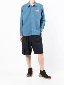 Craig Green Overhemd met patchdetail - Blauw